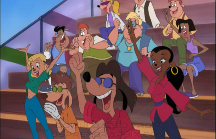 extremely goofy movie characters