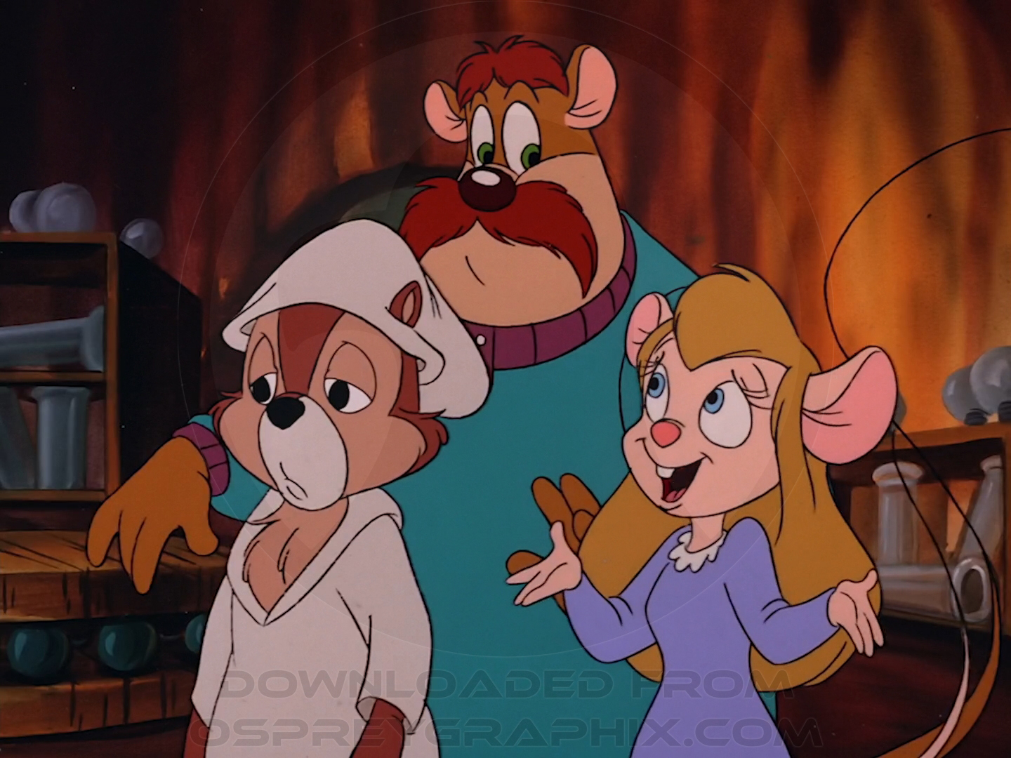 Chip 'n Dale Rescue Rangers - Gadget's Nightgown.