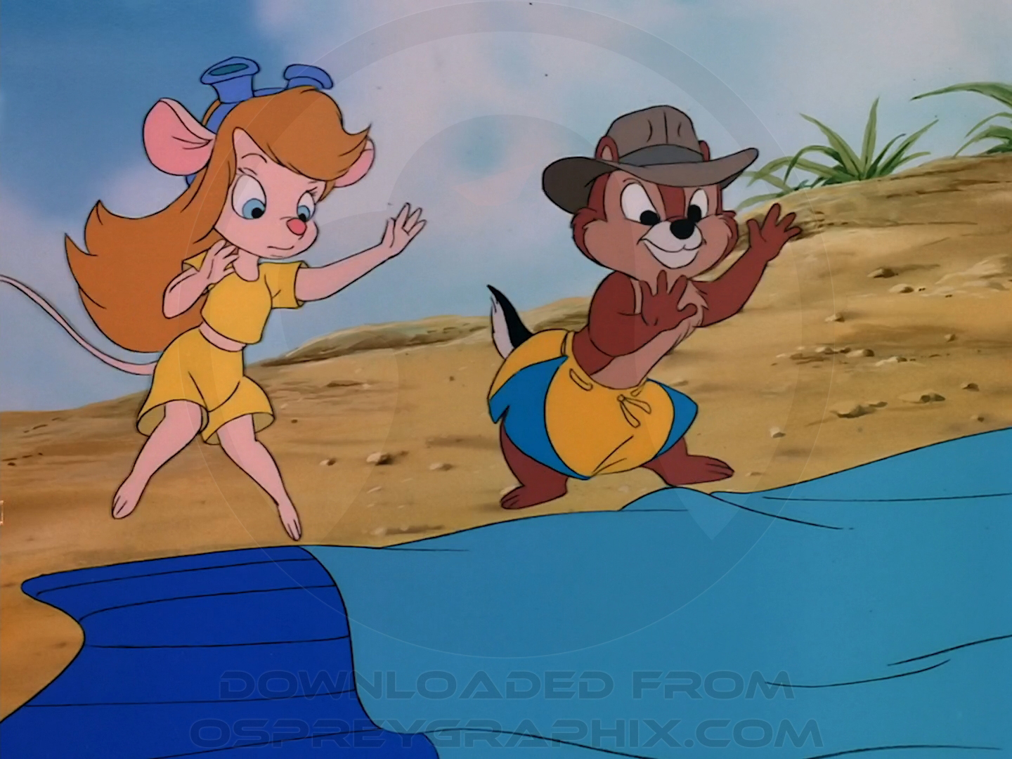 Chip 'n Dale Rescue Rangers - Gadget's Summer Wear Page 1.