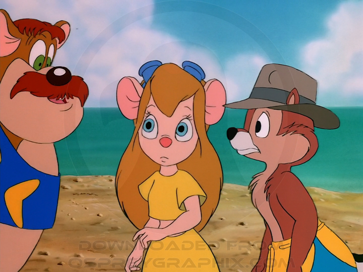 Chip 'n Dale Rescue Rangers - Gadget's Summer Wear Page 1.